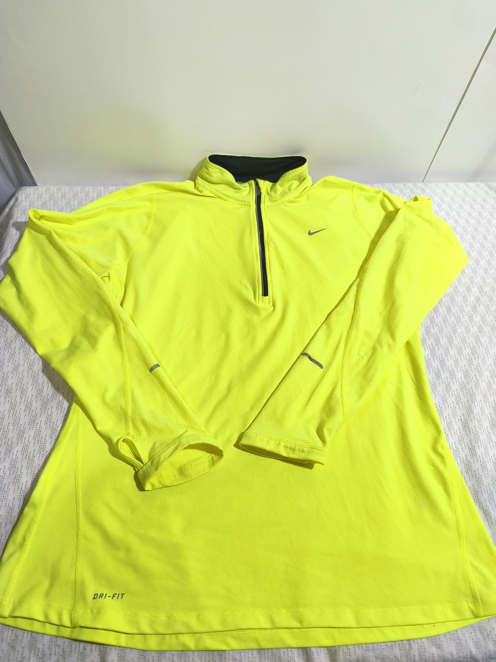 Nike Neon Yellow Dri-FIT Running Top